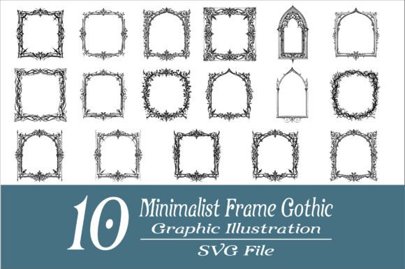 Download Minimalist Gothic Frame Graphic Bundle - Graphic bundle Collection