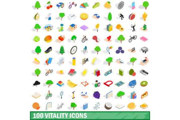 Download 100 Vitality Icons Set - Icons Collection