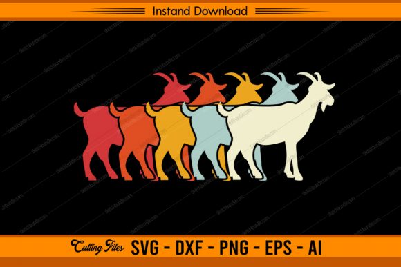 Download Goat Vintage Color Design - Color design Collection