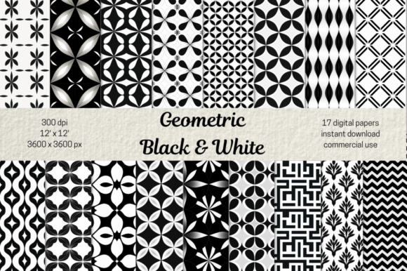 Download Black and White Geometrical Patterns PNG - Black and white Collection