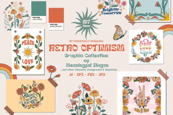 Download Retro Graphic Bundle T-Shirts Poster Mug - Graphic bundle Collection