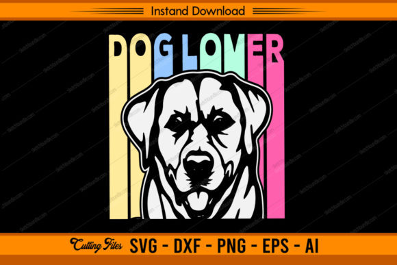 Download Dog Lover Vintage Retro Color Design - Color design Collection