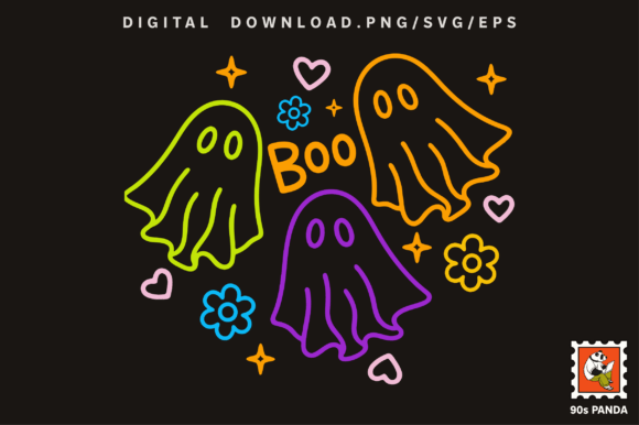 Download Halloween Neon Color Design Art PNG - Color design Collection